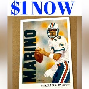Dan Marino 1991 Upperdeck Miami Dolphins NFL Football Card